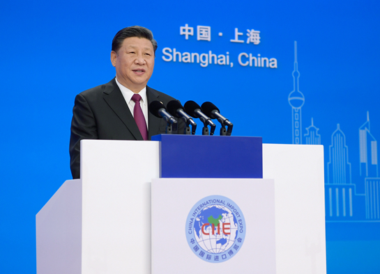習(xí)近平進(jìn)博會(huì)主旨演講52次談“開(kāi)放”